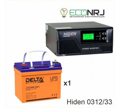 ИБП Hiden Control HPS20-0312 + Delta DTM 1233 L