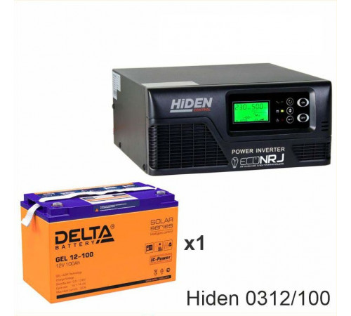 ИБП Hiden Control HPS20-0312 + Delta GEL 12-100